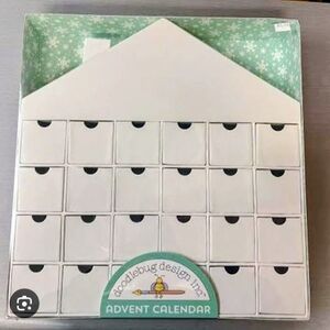 Doodlebug Design Inc. White House-Shaped Advent Calendar DIY Blank